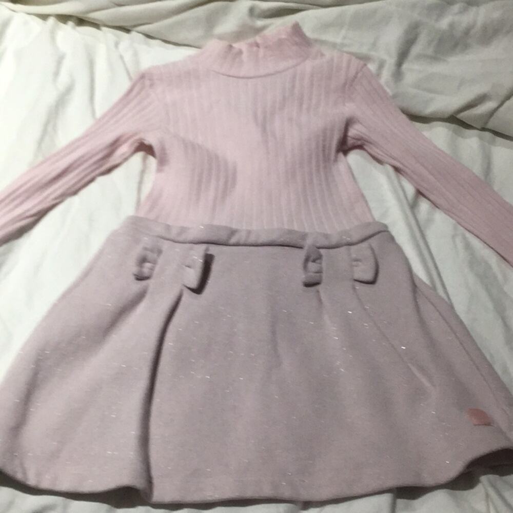 Lili Gaufrette 2t pink shimmer dress worn once